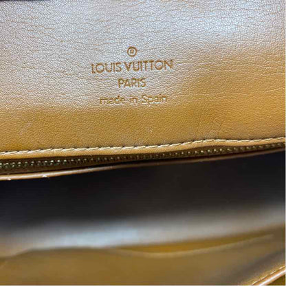Pre-Owned Louis Vuitton Bronze Patent Designer Handbag