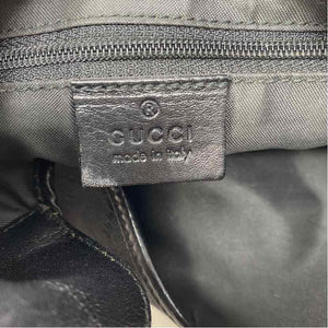 Pre-Owned Gucci Black Canvas Designer Handbag