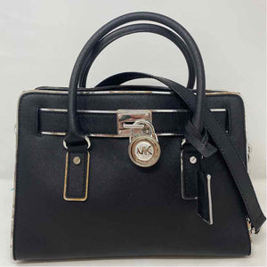 Pre-Owned MK Michael Kors Black Leather Handbag