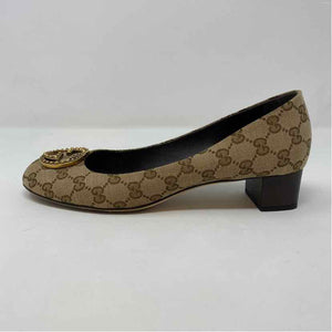 Pre-Owned Gucci Monogram Canvas Shoe Size 10.5 Designer Shoes