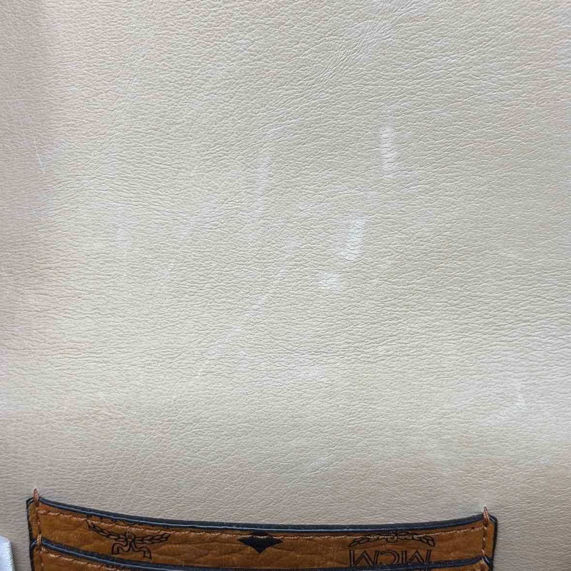 Pre-Owned MCM Yellow Leather Designer Handbag