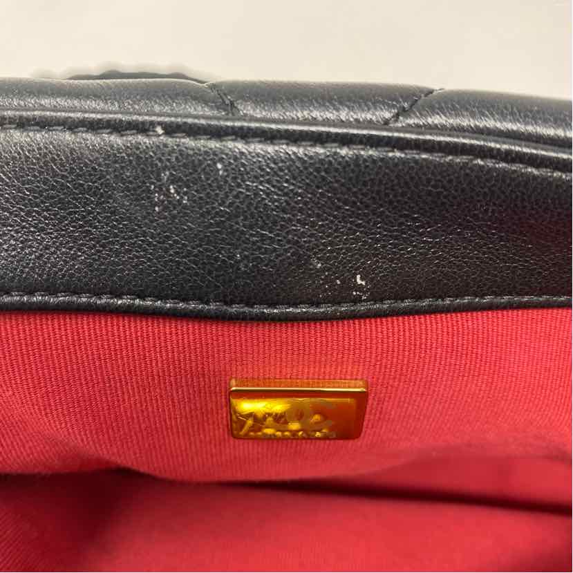 Pre-Owned Chanel Black Leather Designer Handbag