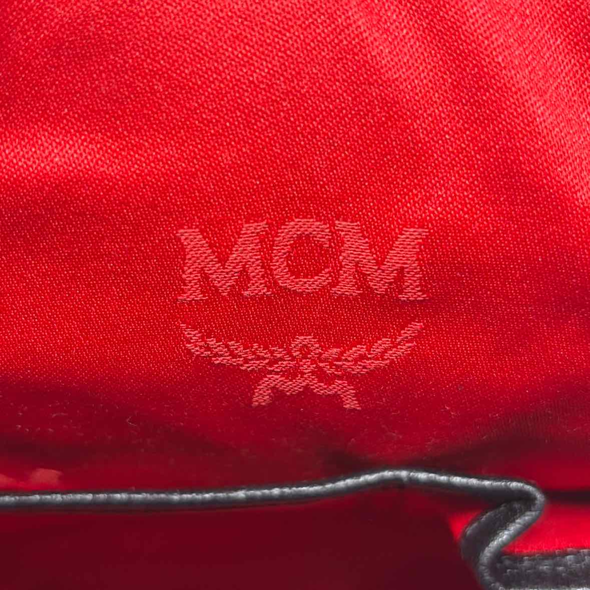 Pre-Owned MCM Black Leather Designer Handbag