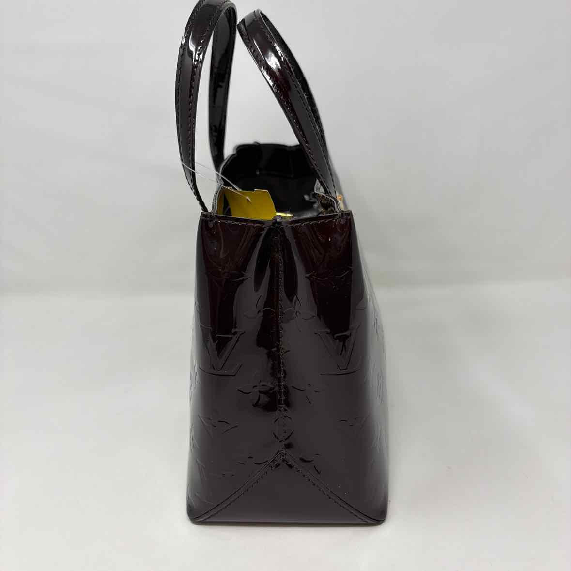 Pre-Owned Louis Vuitton Burgundy Patent Designer Handbag