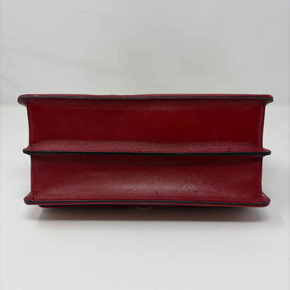 Pre-Owned Jimmy Choo Red Leather Designer Handbag