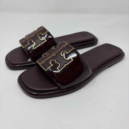 Pre-Owned Shoe Size 7 Tory Burch Burgundy Slide