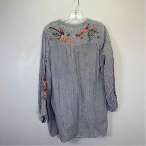 Pre-Owned Size S Johnny Was Blue Multi Top