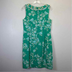 Pre-Owned Size 4/S Lilly Pulitzer Teal Casual Dress