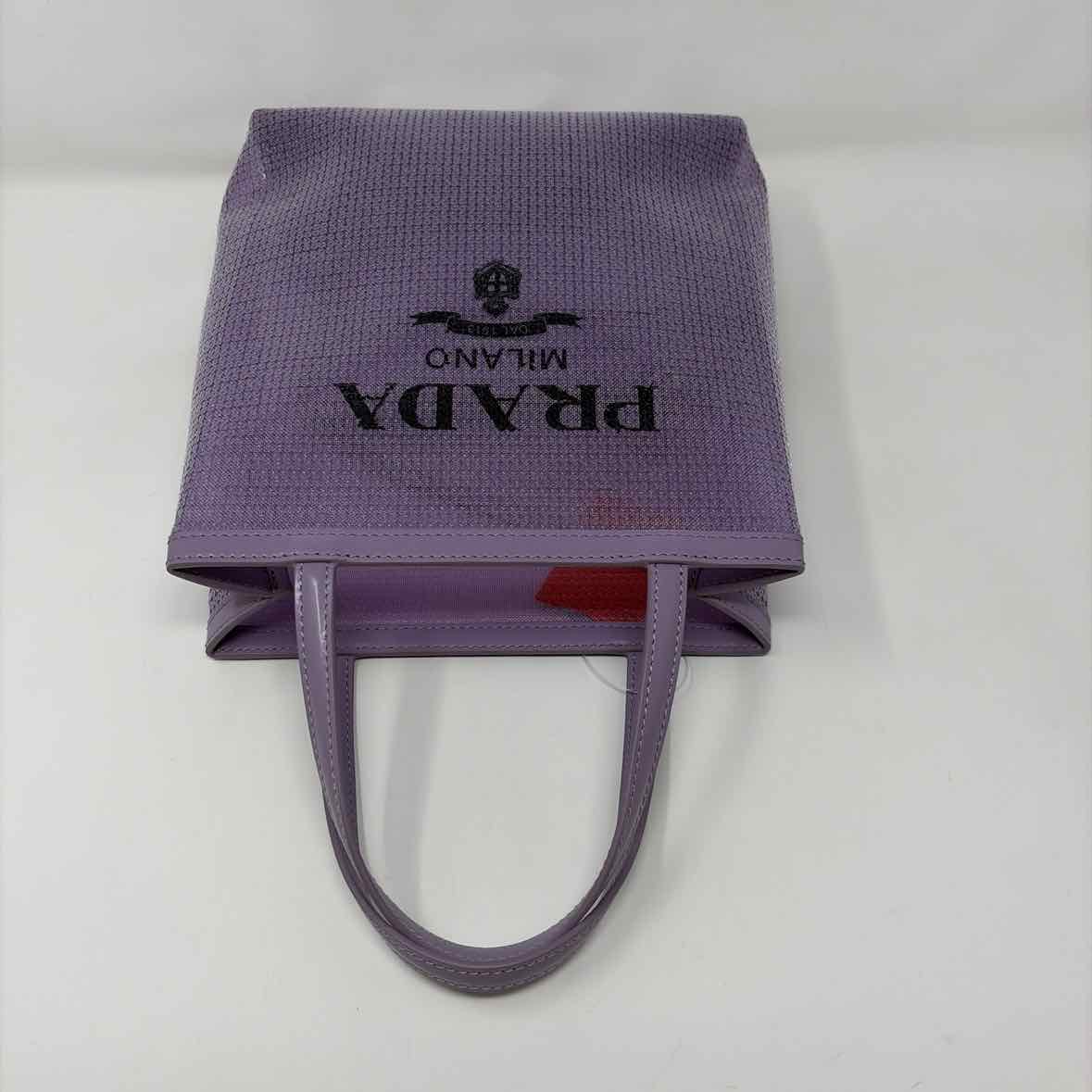 Pre-Owned Prada Purple Sequined Designer Handbag