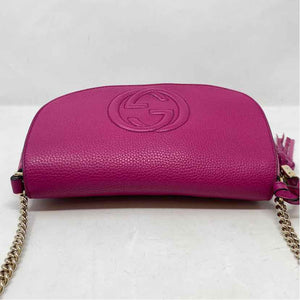 Pre-Owned Gucci Pink Leather Designer Handbag