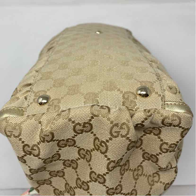 Pre-Owned Gucci Monogram Canvas Designer Handbag