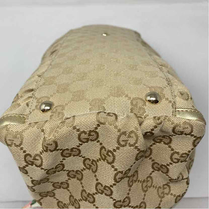 Pre-Owned Gucci Monogram Canvas Designer Handbag