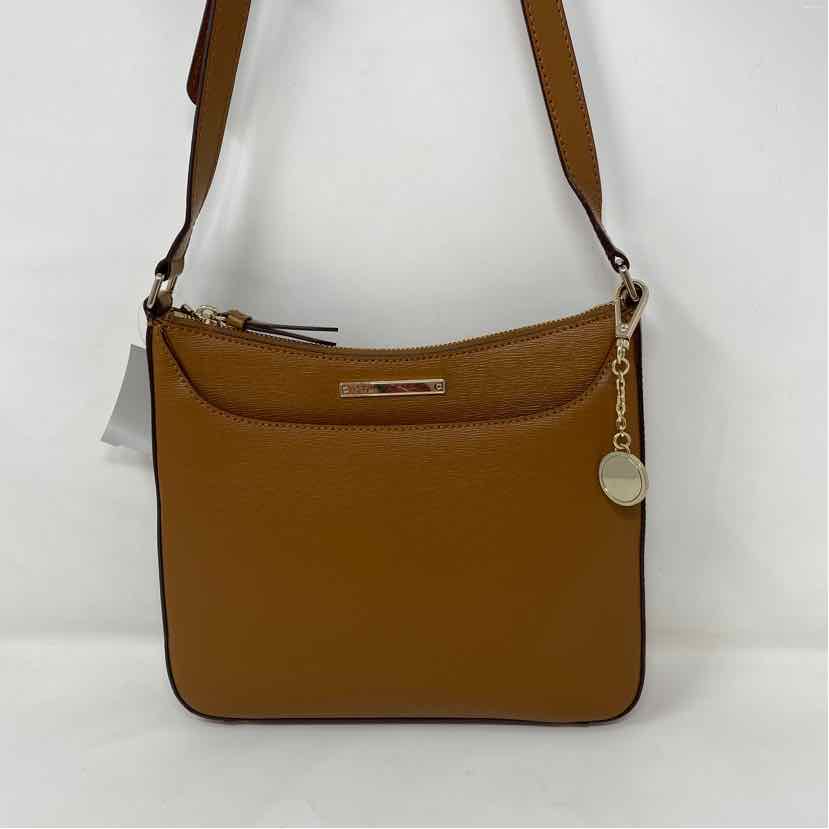 Pre-Owned Donna Karan Cognac Leather Handbag