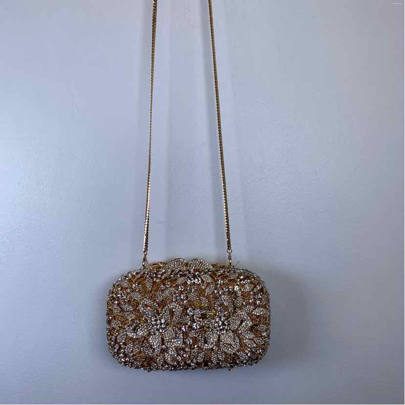 Pre-Owned Boutique Gold Metal Handbag