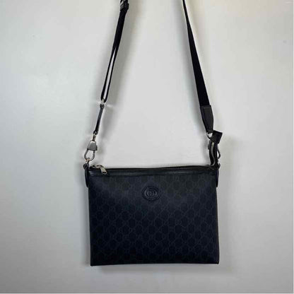 Pre-Owned Gucci Black Canvas Designer Handbag