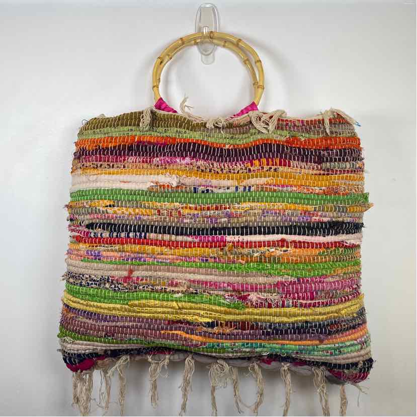 Pre-Owned Boutique Multi Straw Handbag