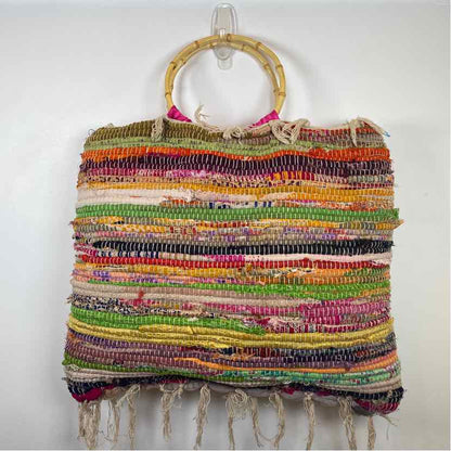 Pre-Owned Boutique Multi Straw Handbag