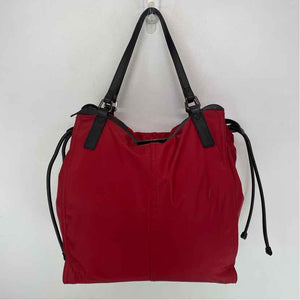 Pre-Owned Burberry Red Nylon Designer Handbag