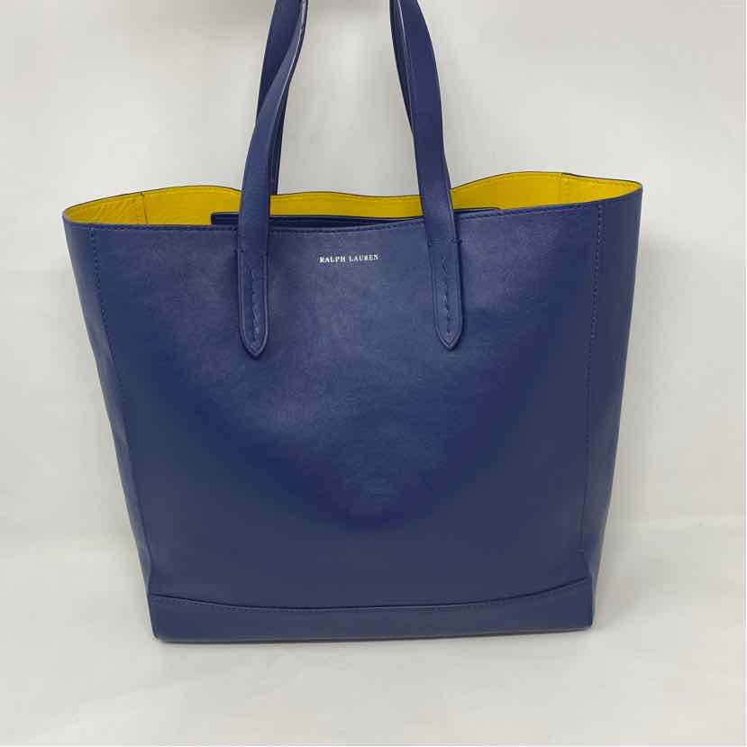 Pre-Owned Ralph Lauren Blue Leather Handbag