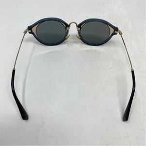 Pre-Owned Mui Mui Black Metal Sunglasses