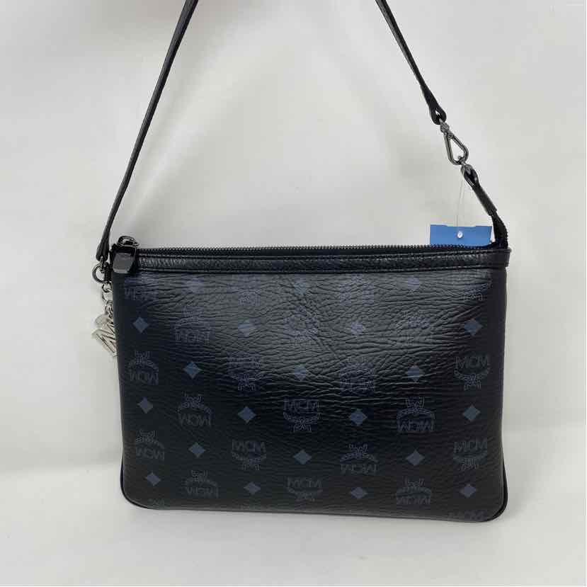Pre-Owned MCM Black Leather Designer Handbag