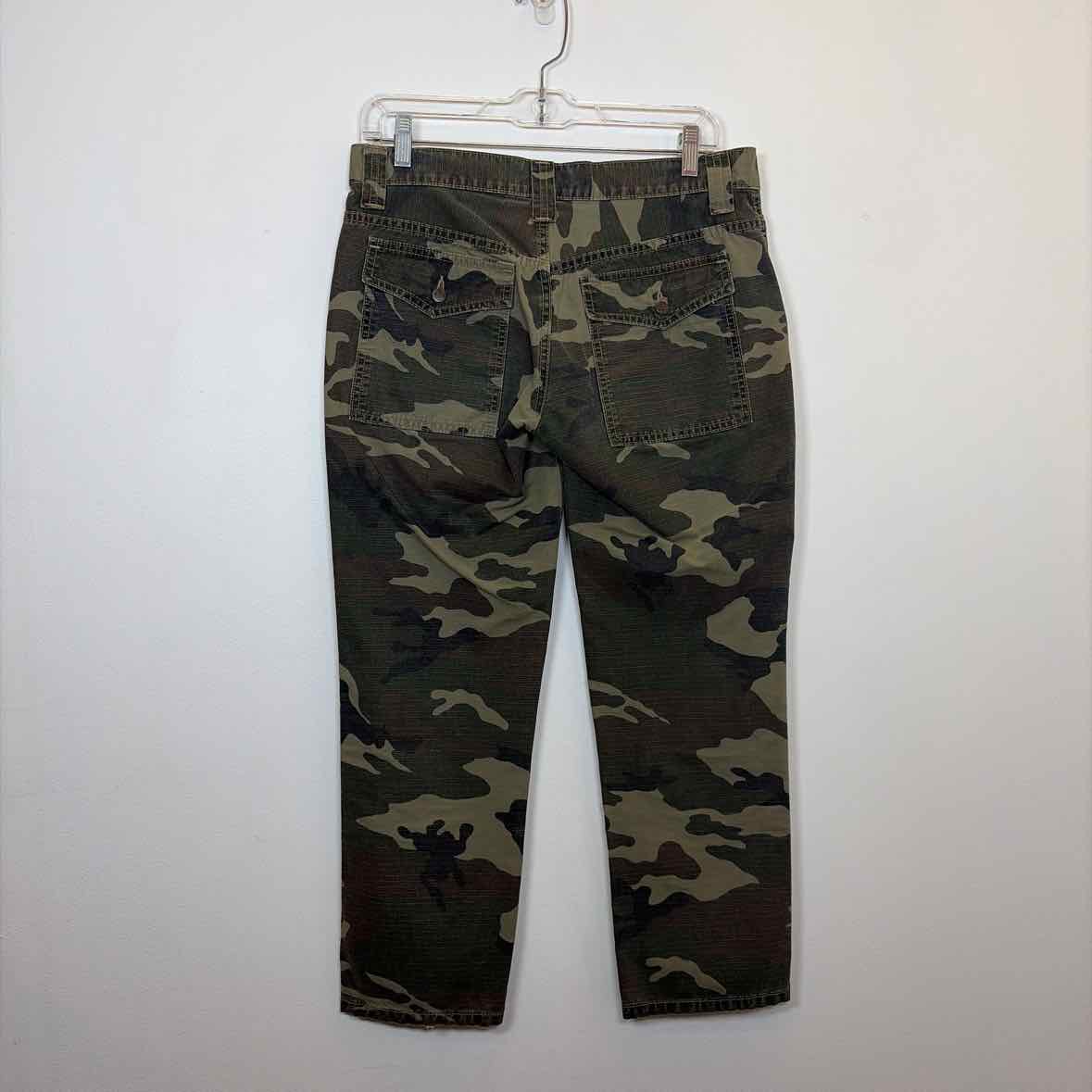 Pre-Owned Size 29/L JOIE Green Camo Pants