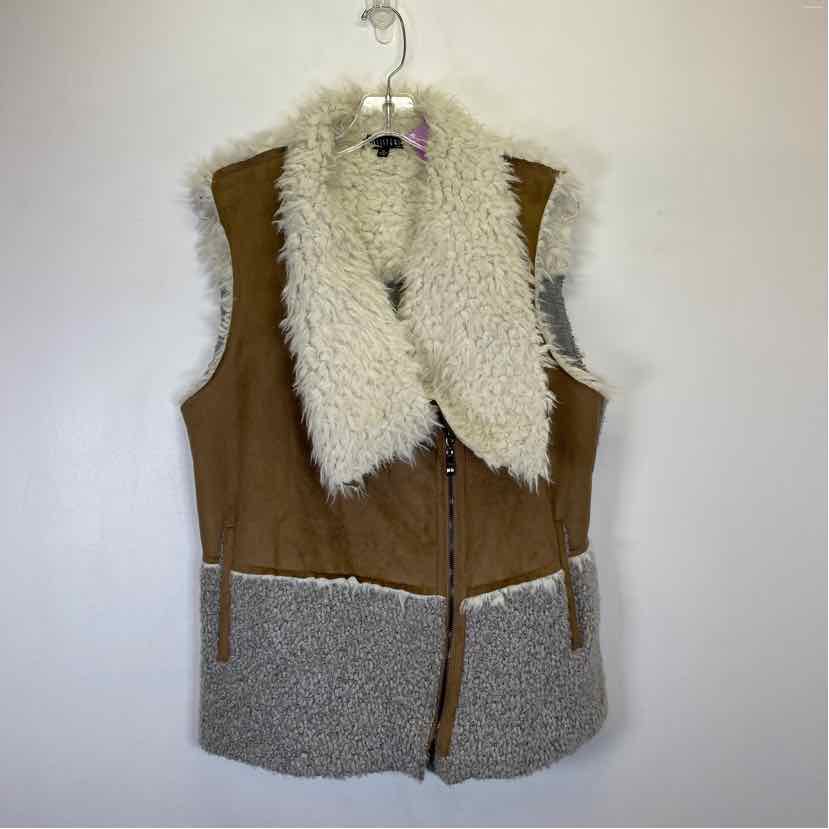 Pre-Owned Size XL Siste's Cognac Vest