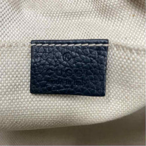 Pre-Owned Gucci Black Leather Designer Handbag