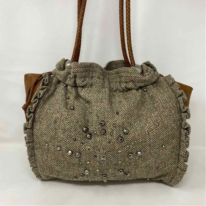 Pre-Owned Stella McCartney Houndstooth Fabric Designer Handbag
