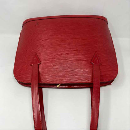 Pre-Owned Louis Vuitton Red Leather Designer Handbag