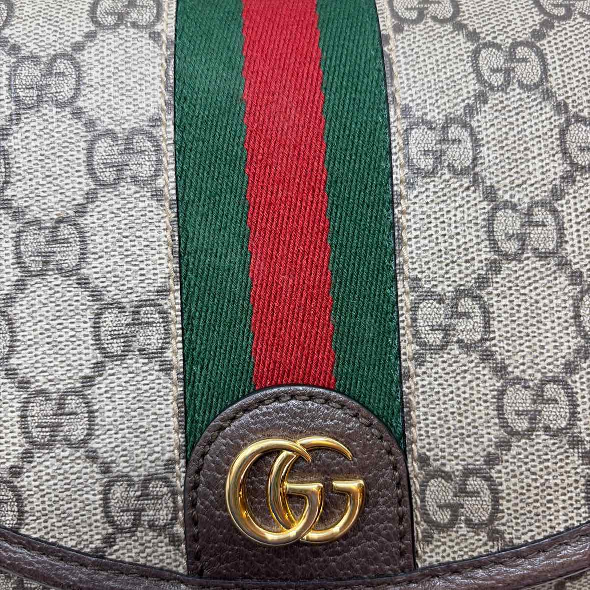 Pre-Owned Gucci Monogram Canvas Designer Handbag