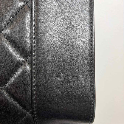 Pre-Owned Chanel Black Leather Designer Handbag