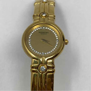 Pre-Owned Raymond Weil Gold Metal Watch