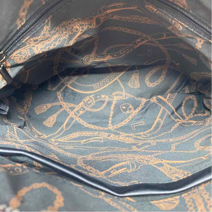 Boutique Black Nylon Handbag