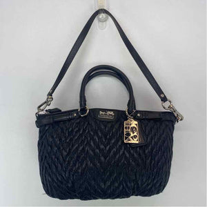 Pre-Owned Coach Black Nylon Handbag