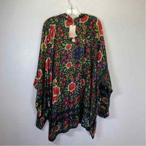 Pre-Owned Size 3X Johnny Was Black Floral Top