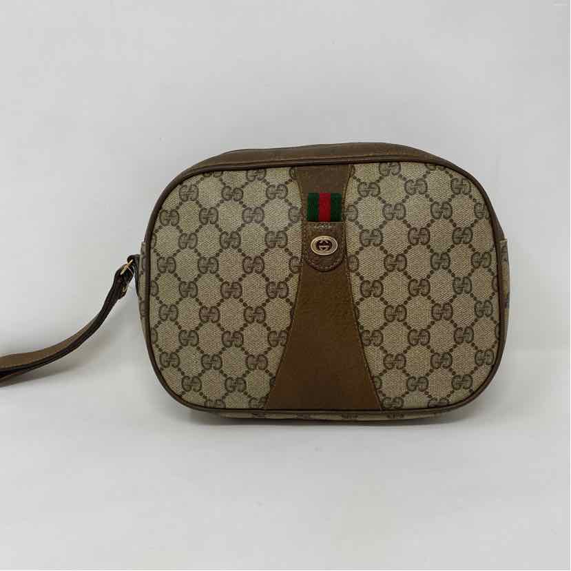 Pre-Owned Gucci Monogram Canvas Designer Handbag