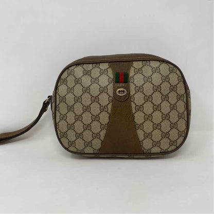 Pre-Owned Gucci Monogram Canvas Designer Handbag
