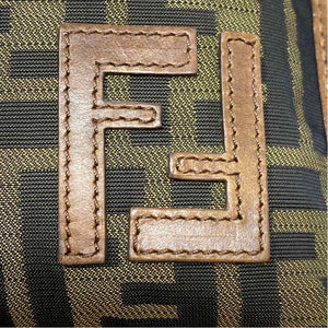 Pre-Owned Fendi Monogram Canvas Designer Handbag