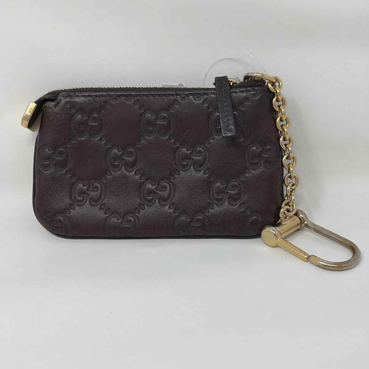 Pre-Owned Gucci Brown Leather Designer Handbag