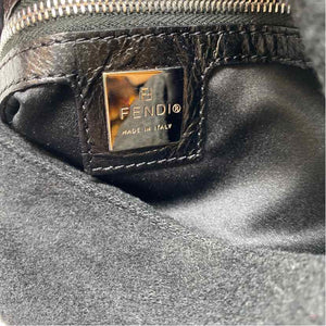 Pre-Owned Fendi Black Fabric Designer Handbag