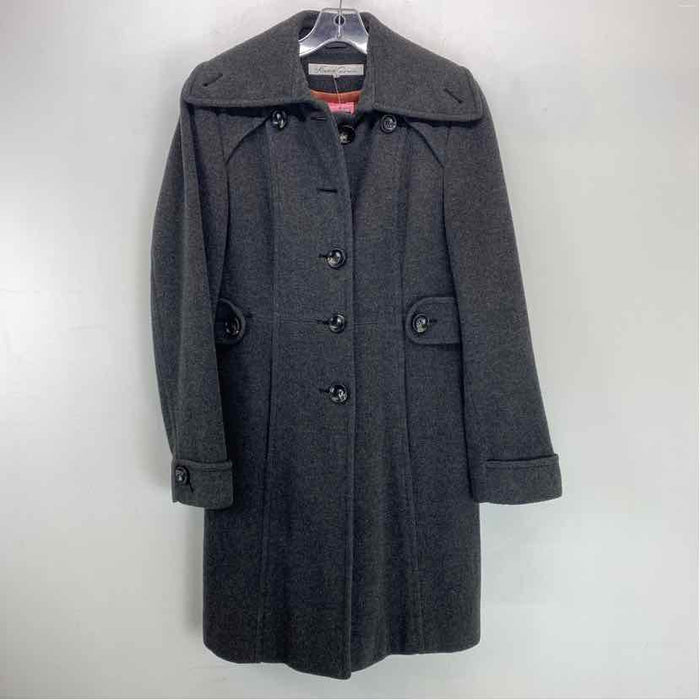 Pre-Owned Size 4/S Kenneth Cole Dark Grey Coat