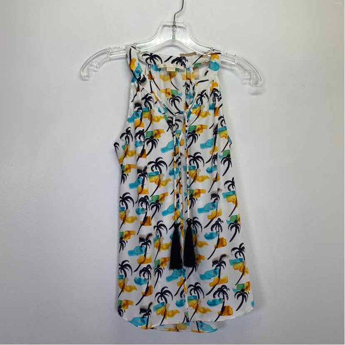 Pre-Owned Size XS cooper & ella White Multi Top