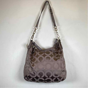 Pre-Owned Coach Grey Fabric Handbag