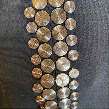 Pre-Owned Size S Norma Kamali Black & Silver Pants