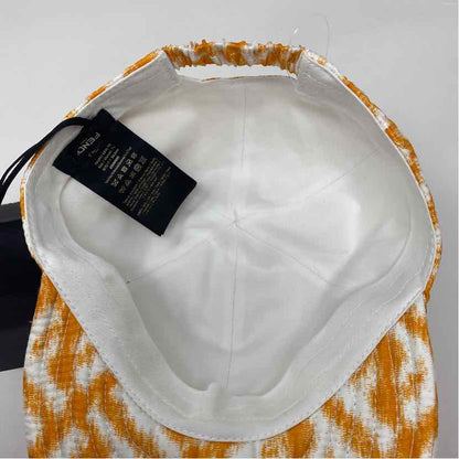 Pre-Owned Fendi Orange Nylon Designer Hats
