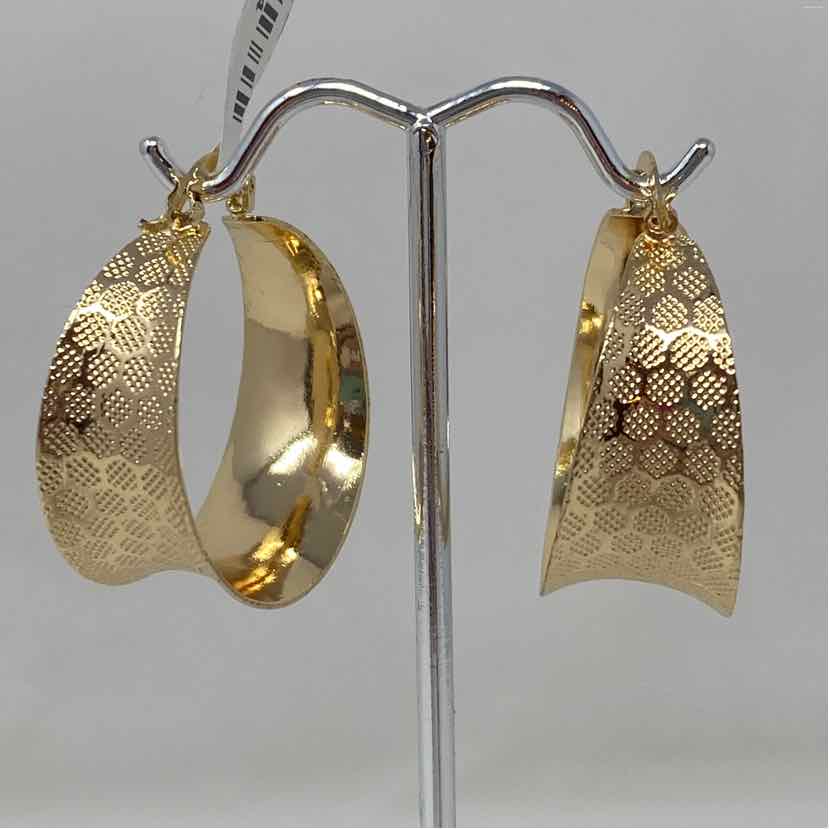 Gold Metal Earrings