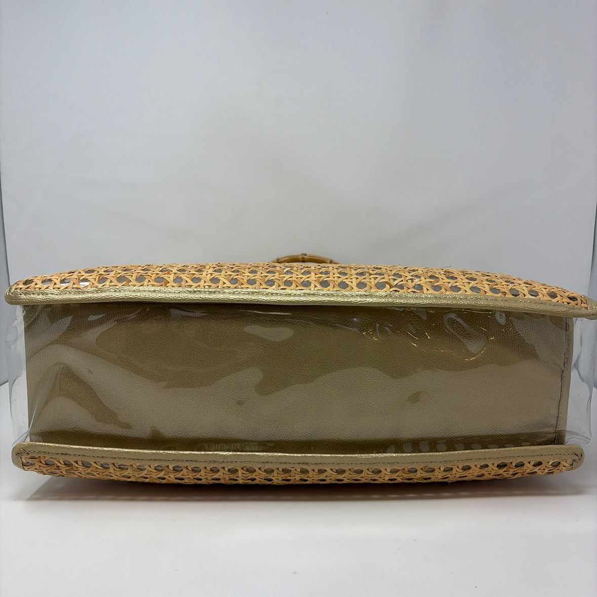 Pre-Owned Boutique Tan Straw Handbag