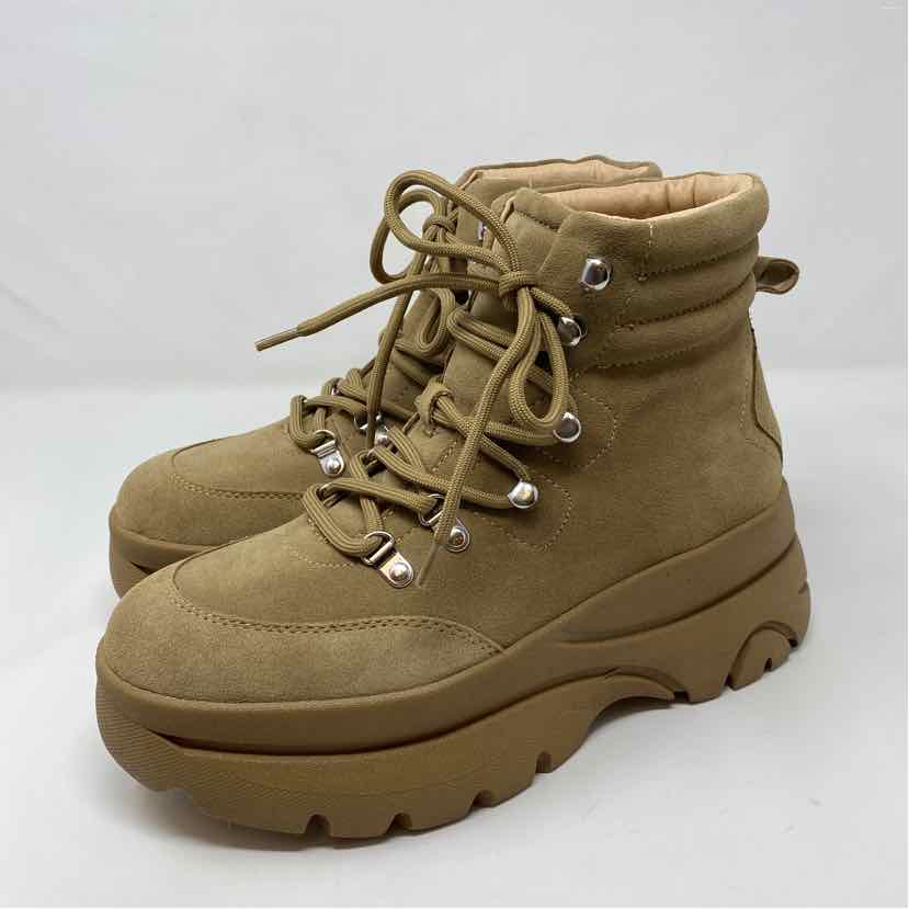 Pre-Owned Shoe Size 9.5 Steve Madden Tan Booties