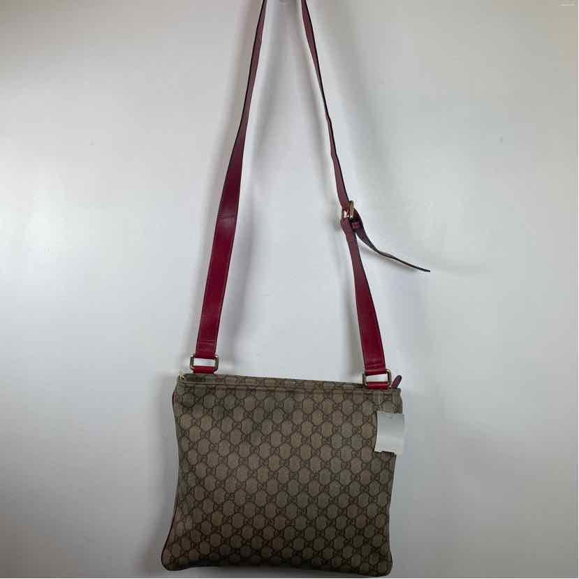 Pre-Owned Gucci Monogram Canvas Designer Handbag